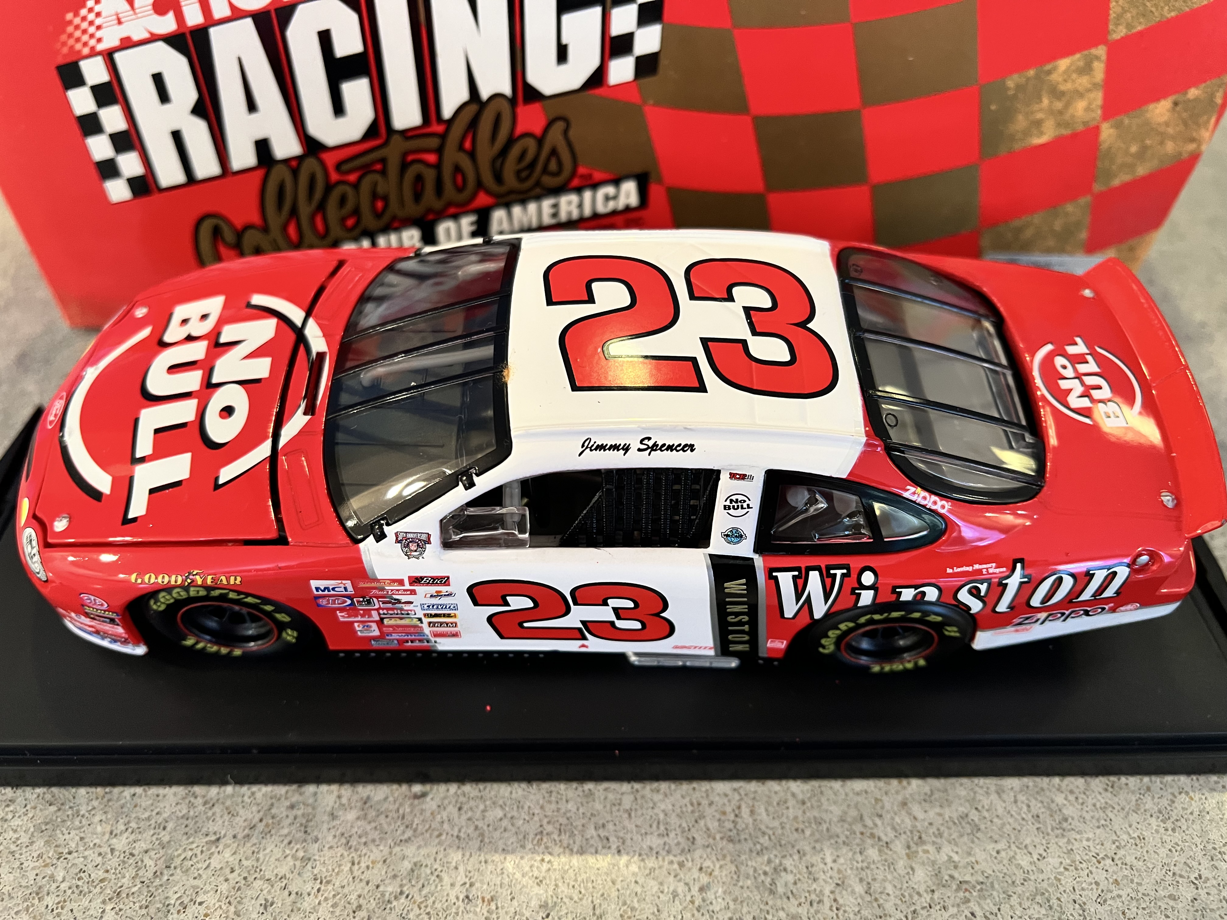 1998 Jimmy Spencer #23 Winston No Bull Taurus - Action Bank