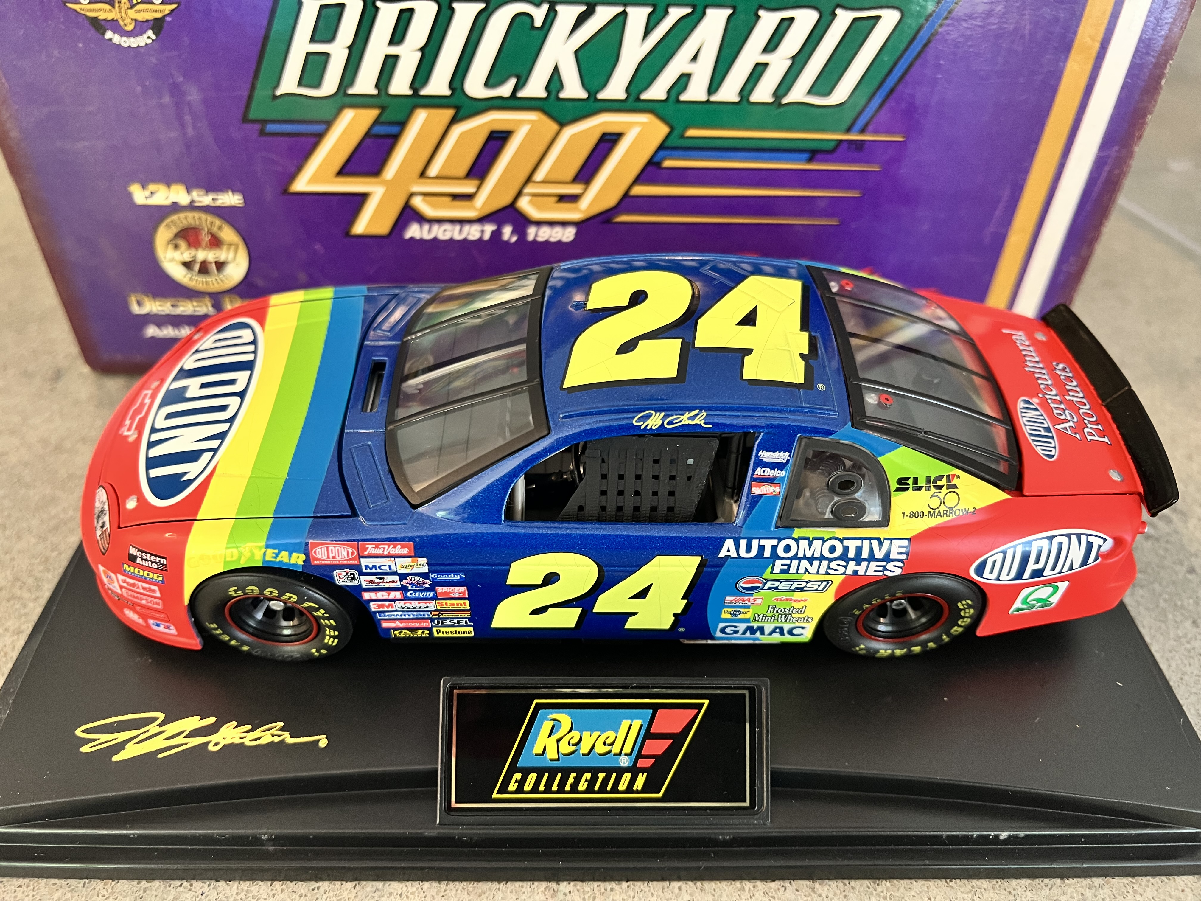 1998 Jeff Gordon #24 Brickyard 400 Monte Carlo Revell 1:24