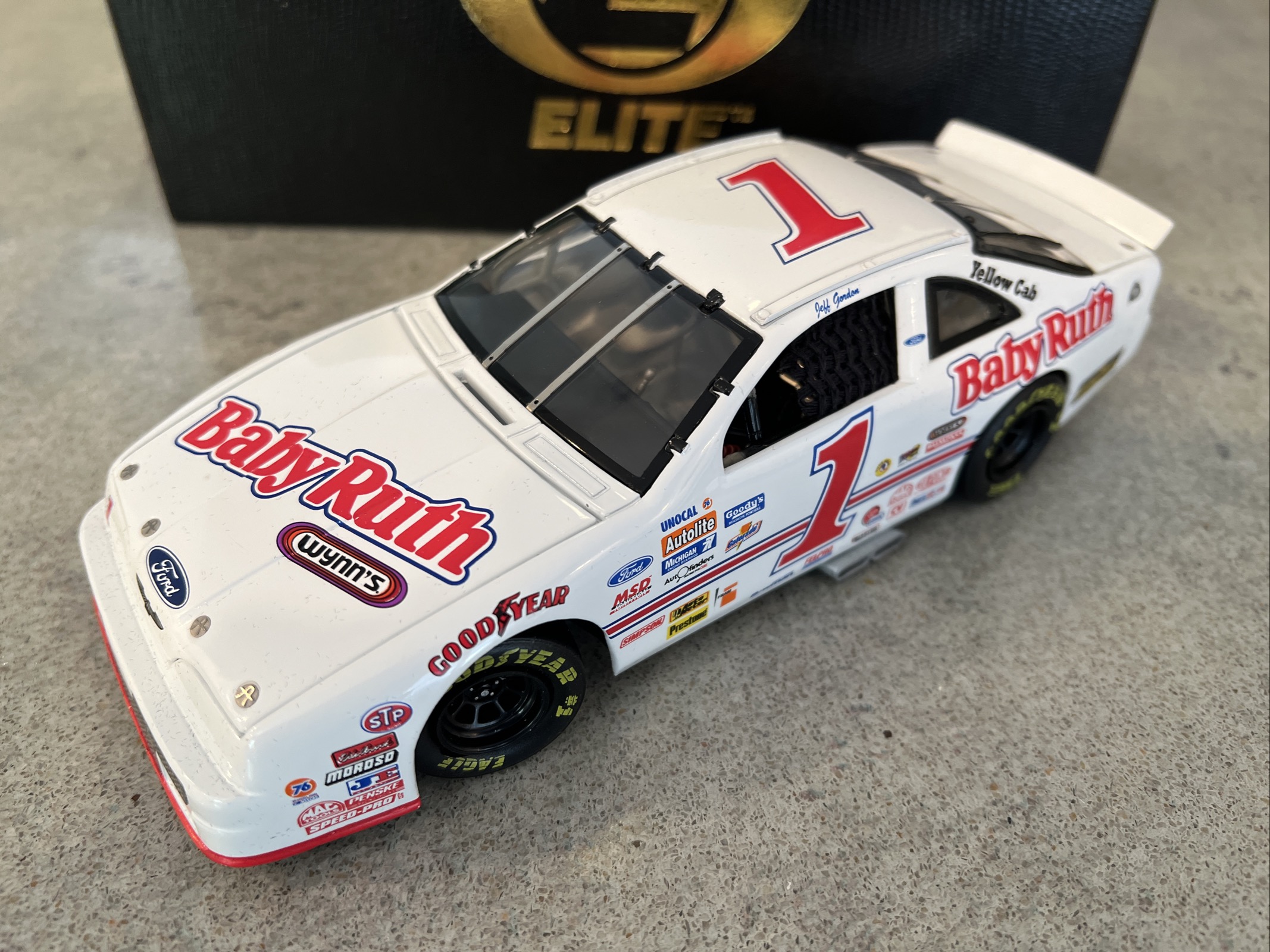 1992 Jeff Gordon #1 Baby Ruth Ford Thunderbird - Action Elite 1 of 2500