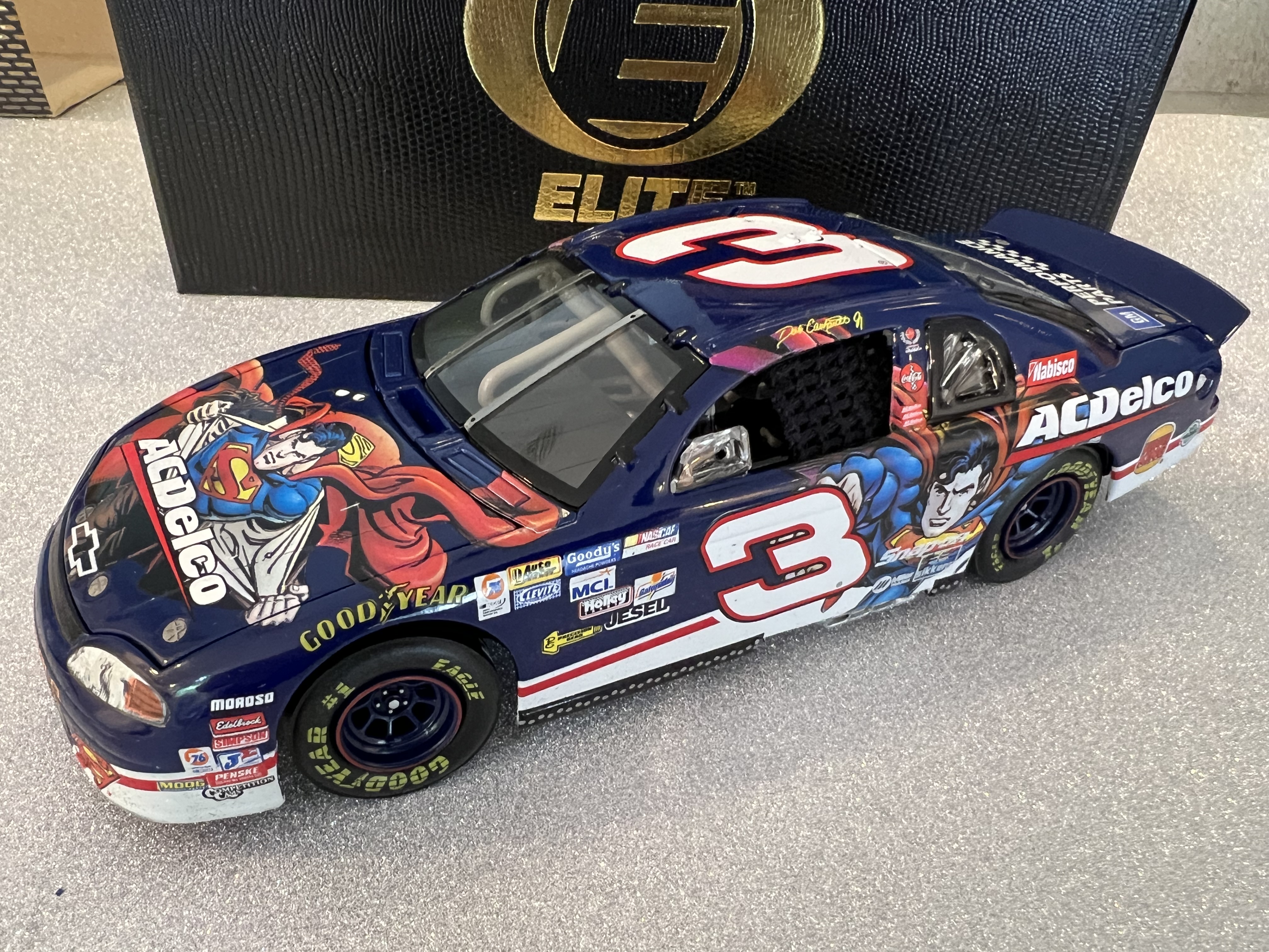 1999 Dale Earnhardt Jr #3 ACDelco Superman - 1:24 Action Elite 1 of 10000