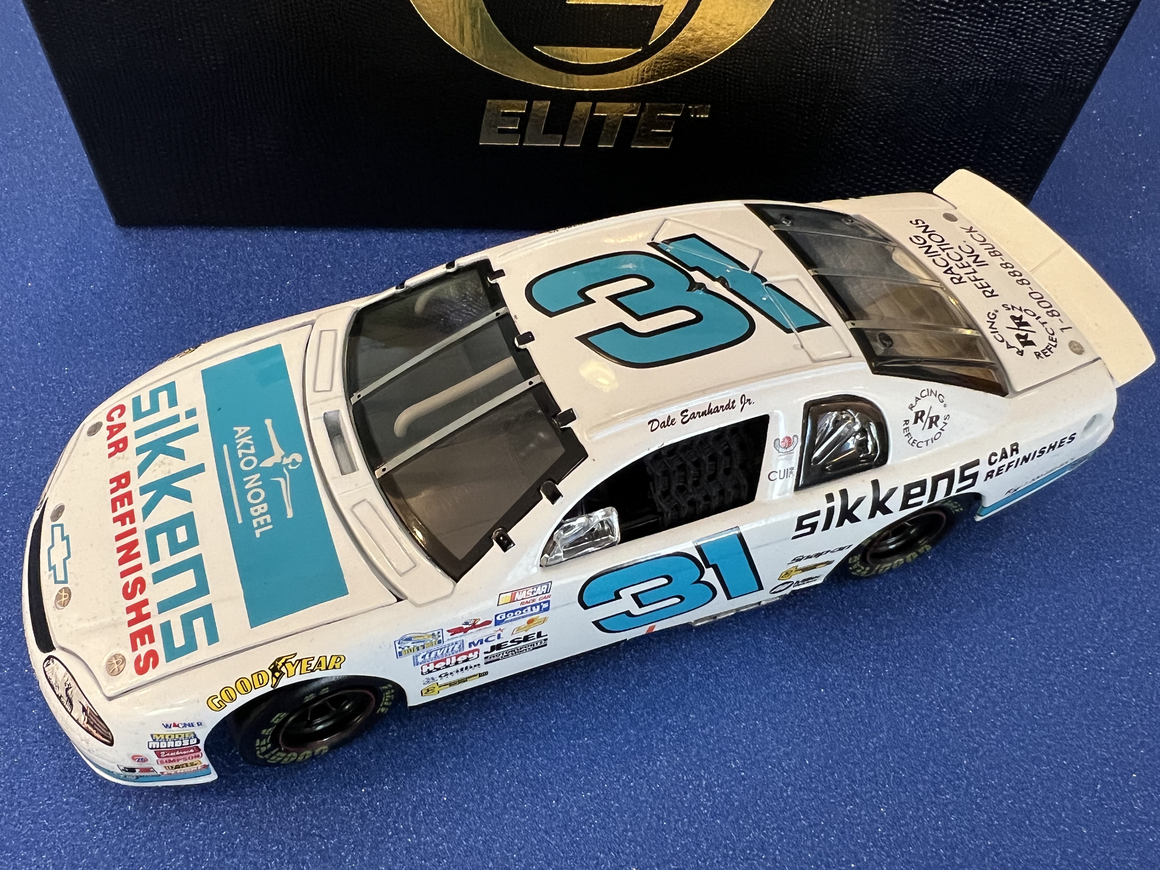 1997 Dale Earnhardt Jr #31 Sikkens White - 1:24 Action Elite 1 of 4000