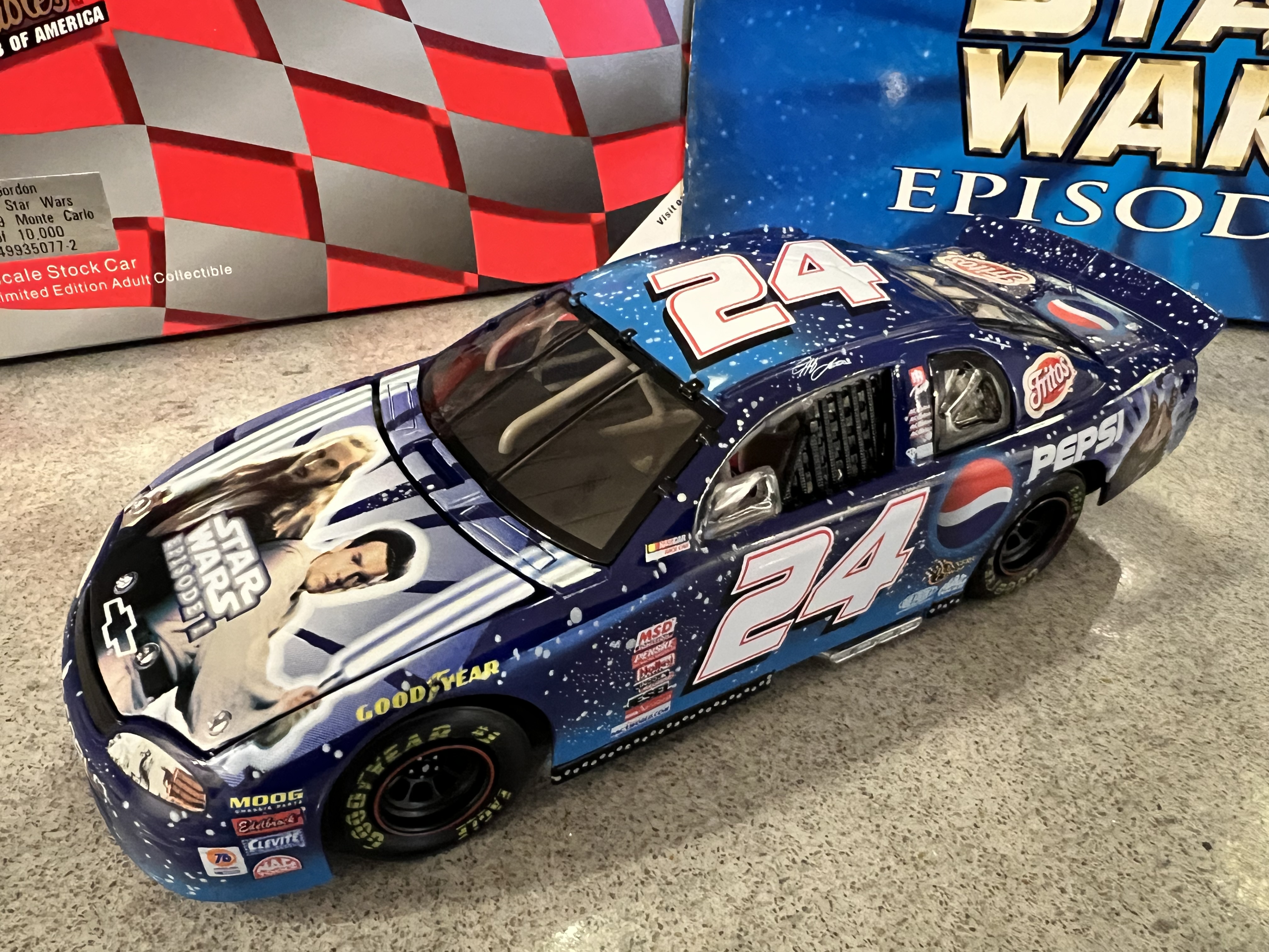 1999 Jeff Gordon #24 Star Wars Episode 1 - Action 1:24 CWB