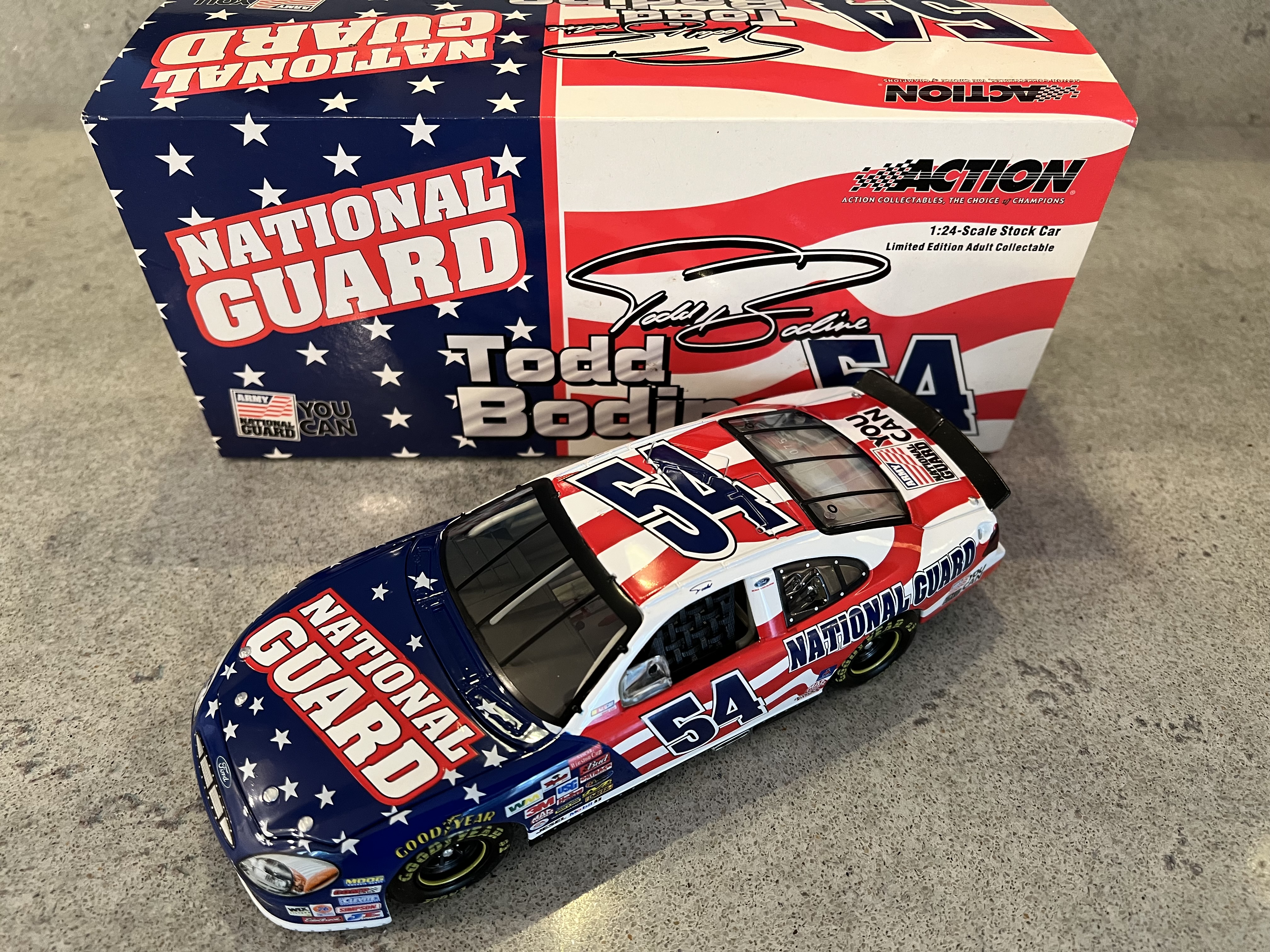 2003 Todd Bodine #54 National Guard Ford - Action Club Car 1:24 1 of 300