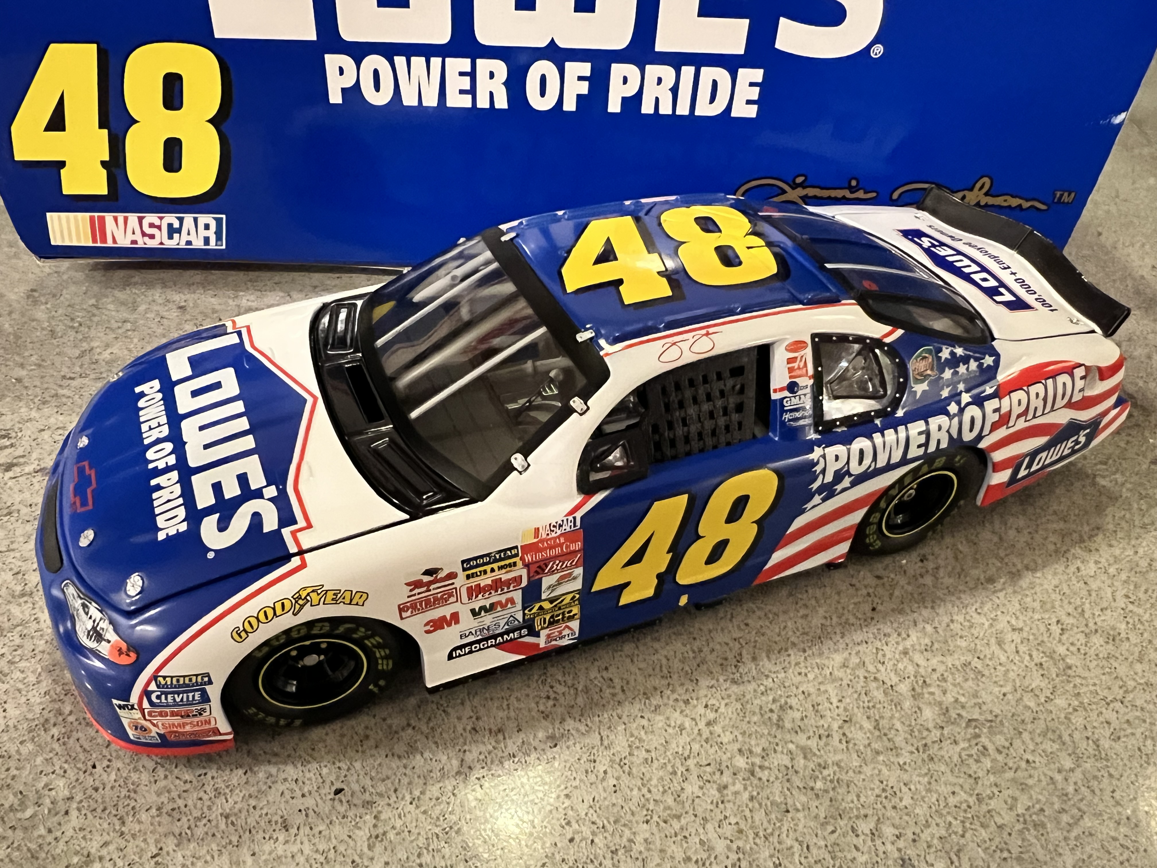 2002 Jimmy Johnson #48 Lowe's Power of Pride Monte Carlo - 1 of 5004