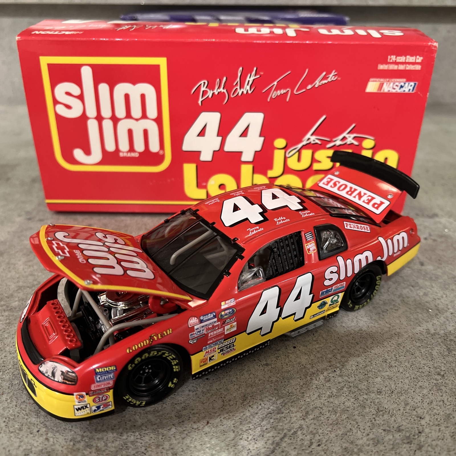 1999 Justin Labonte #44 Slim Jim Monte Carlo - 1:24 Action 1 of 2508