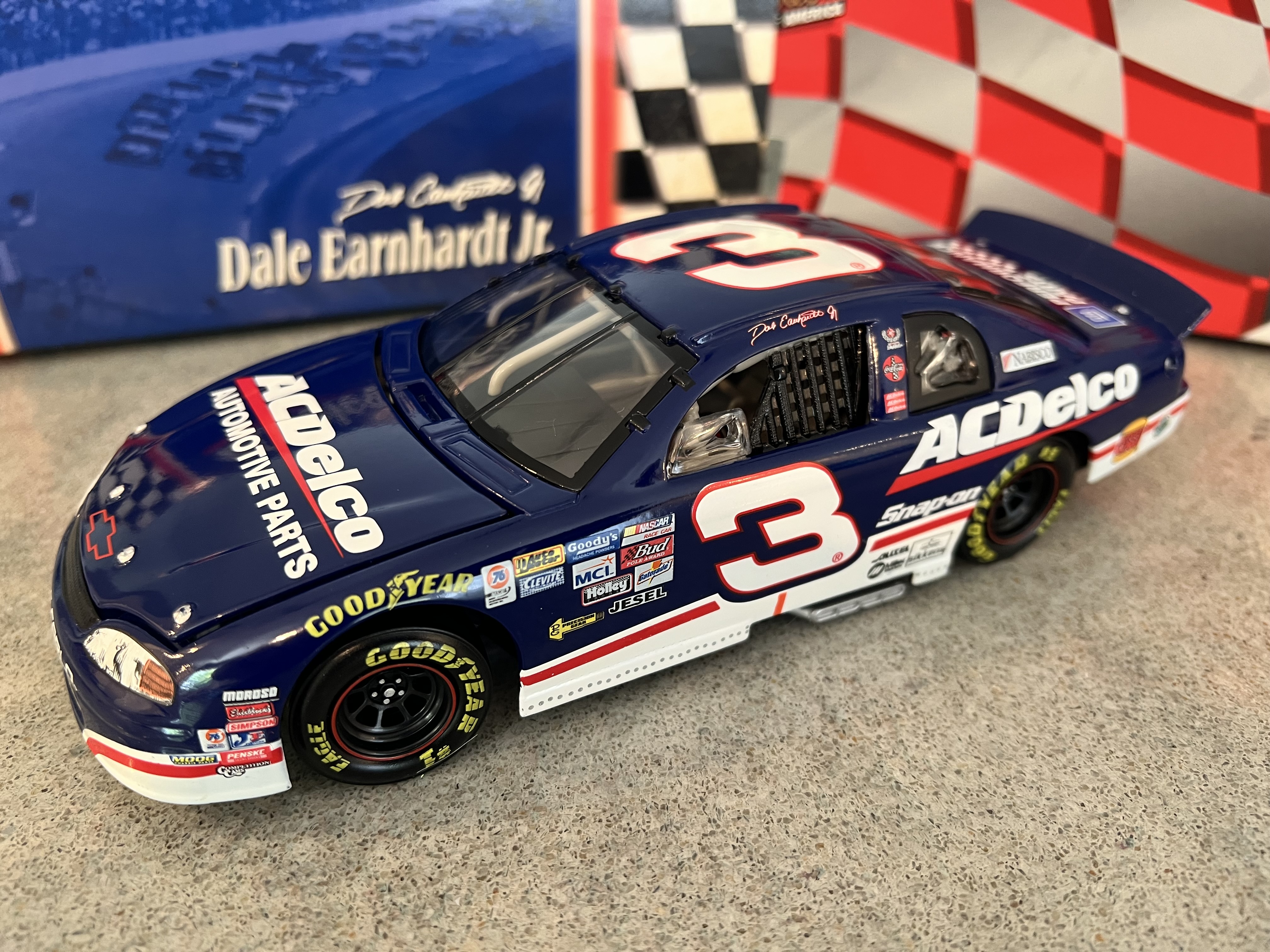 1999 Dale Earnhardt Jr #3 ACDelco Monte Carlo Action 1:24