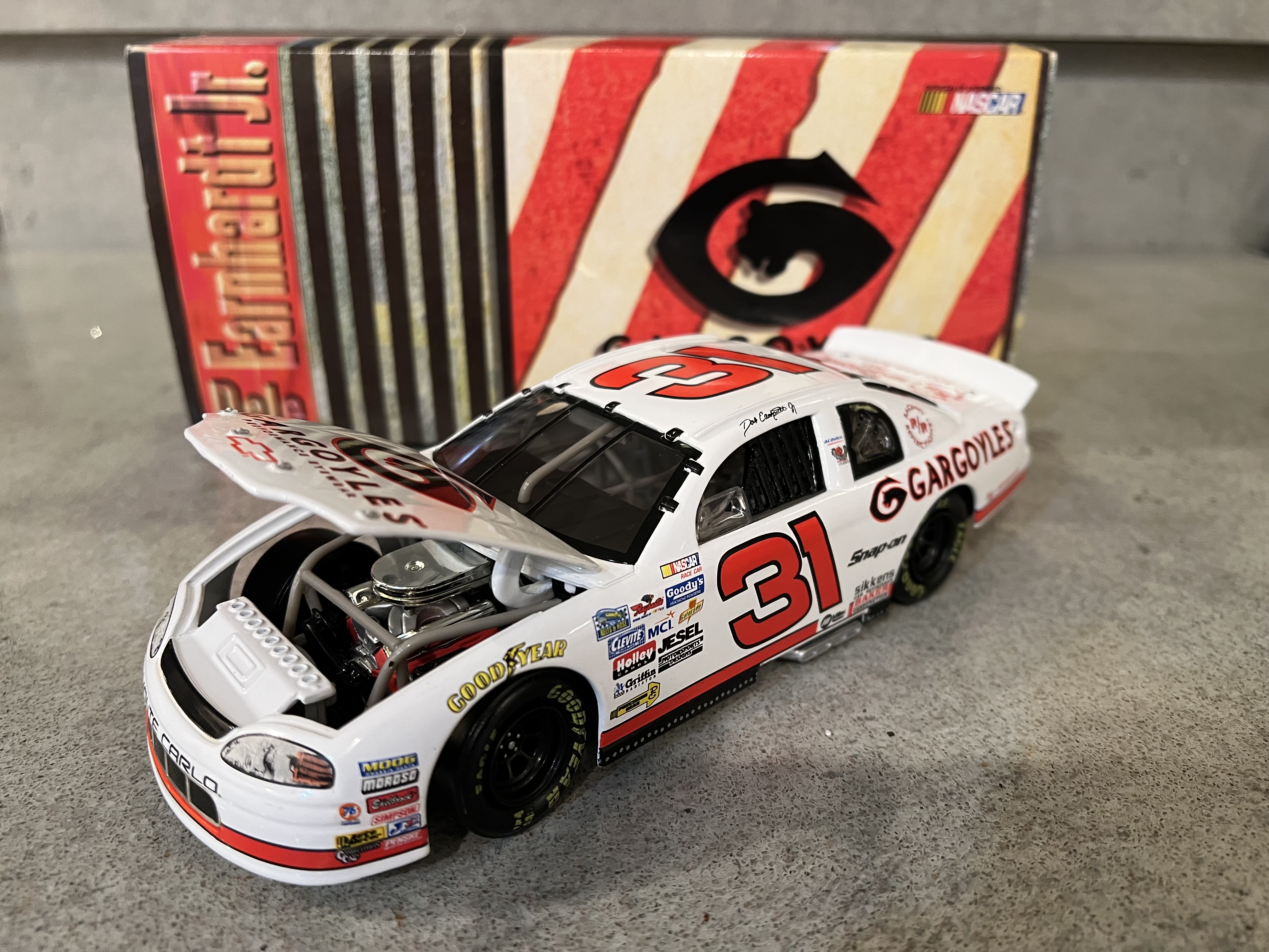 1997 Dale Earnhardt Jr $31 Gargoyles Monte Carlo - Action 1:24