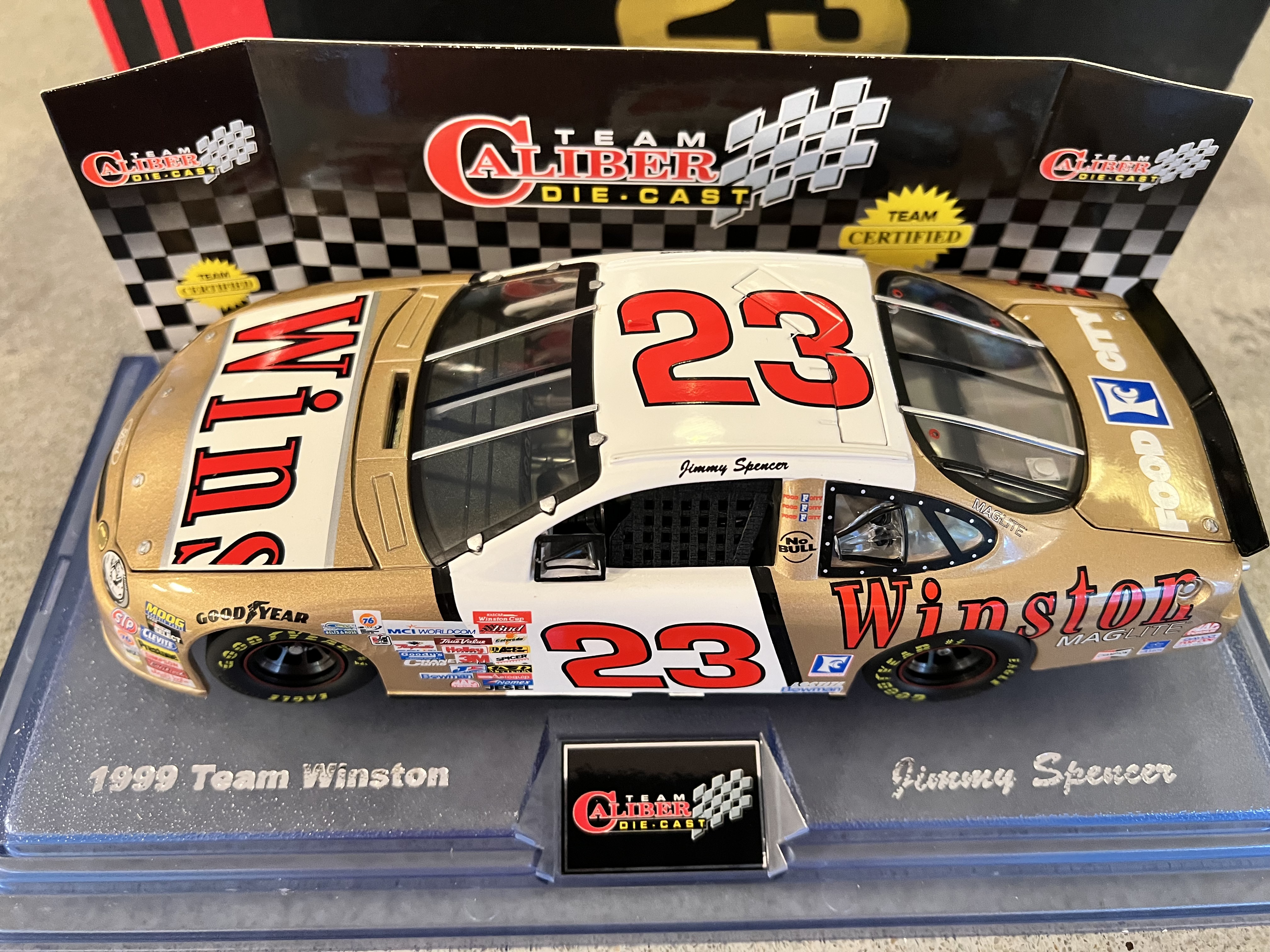1999 Jimmy Spencer #23 Team Winston Taurus - Team Caliber 1:24