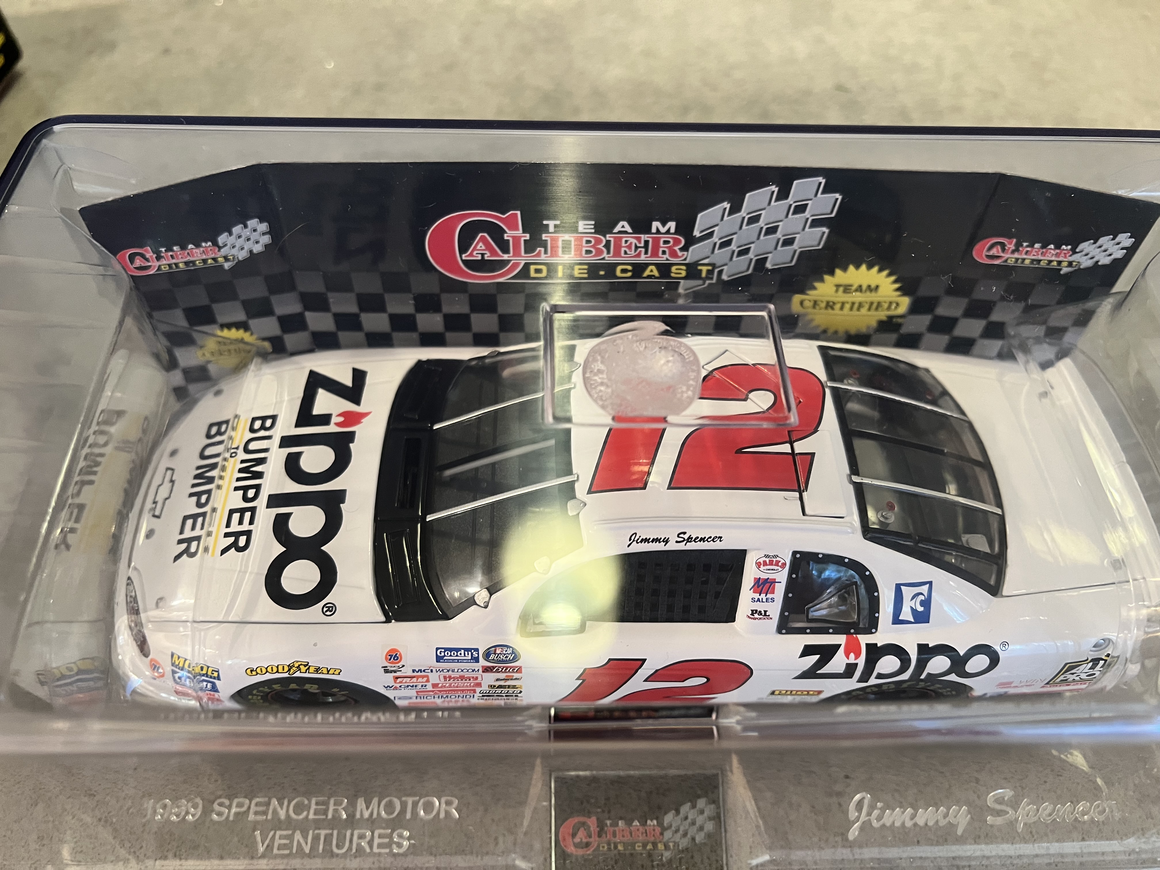 1999 Jimmy Spencer #23 Zippo Monte Carlo - Team Caliber 1:24