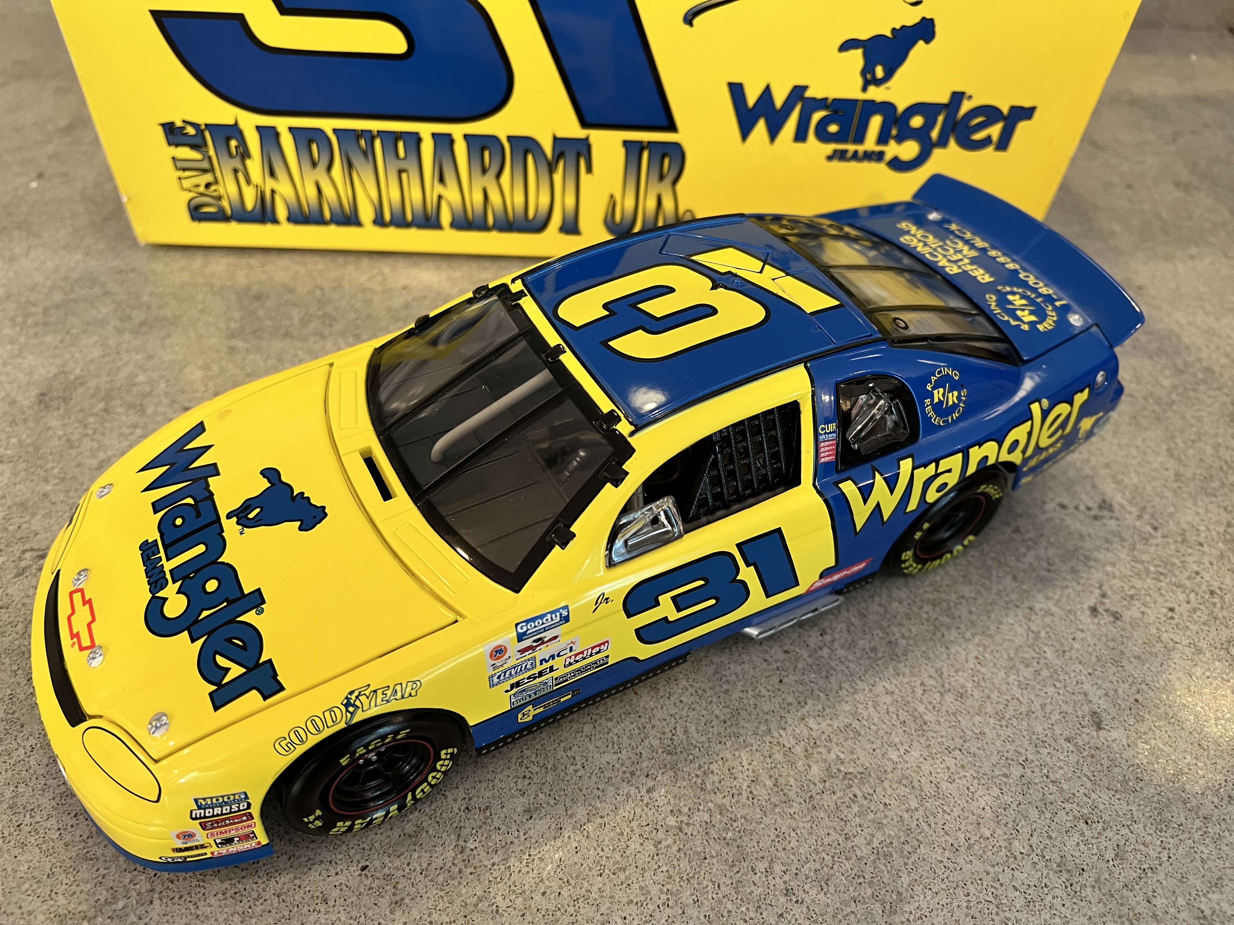 1997 Dale Earnhardt Jr #31 Wrangler Monte Carlo - Action 1:18
