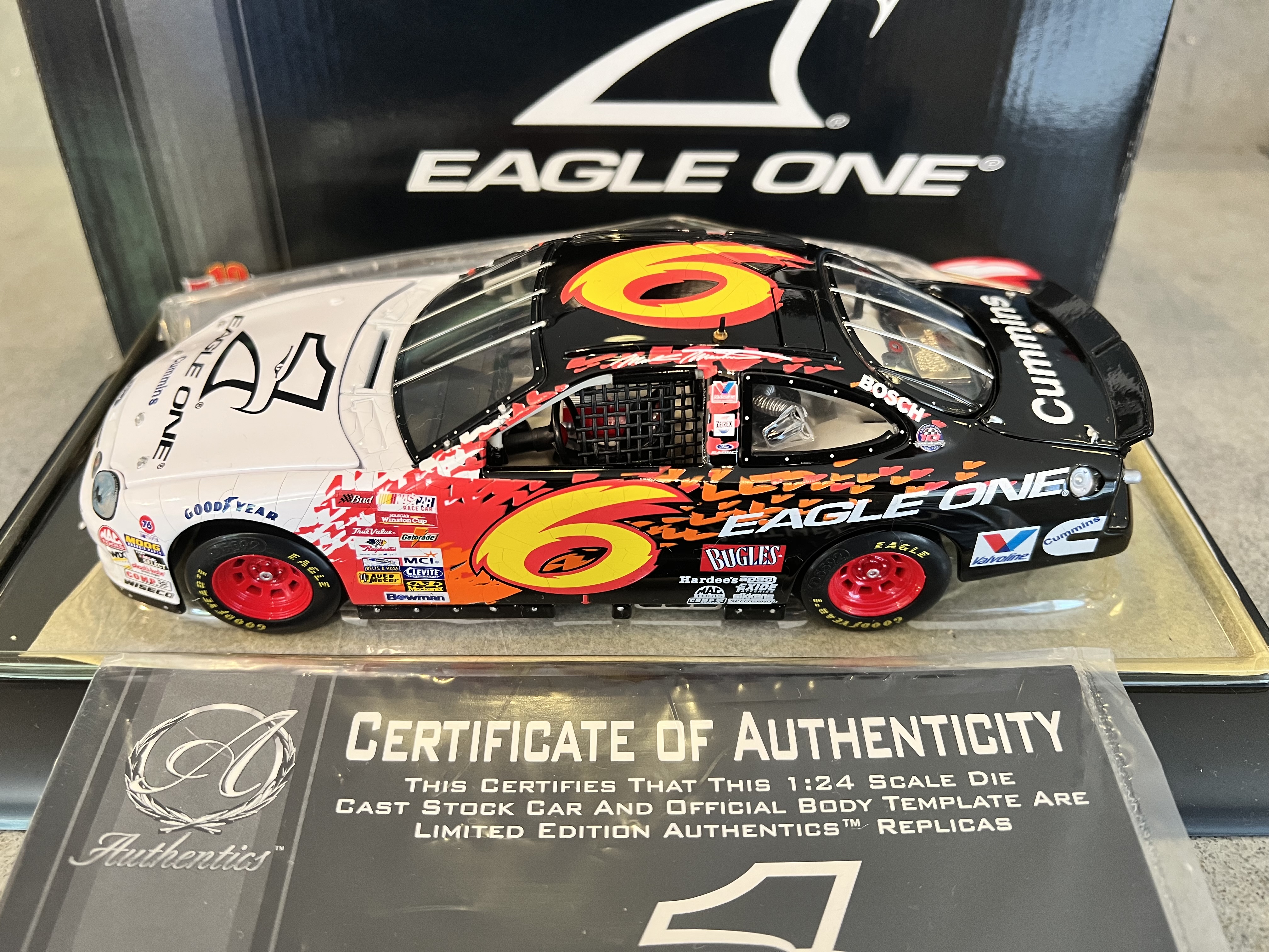 1999 Mark Martin #6 Eagle One Ford Racing Champions Authentics