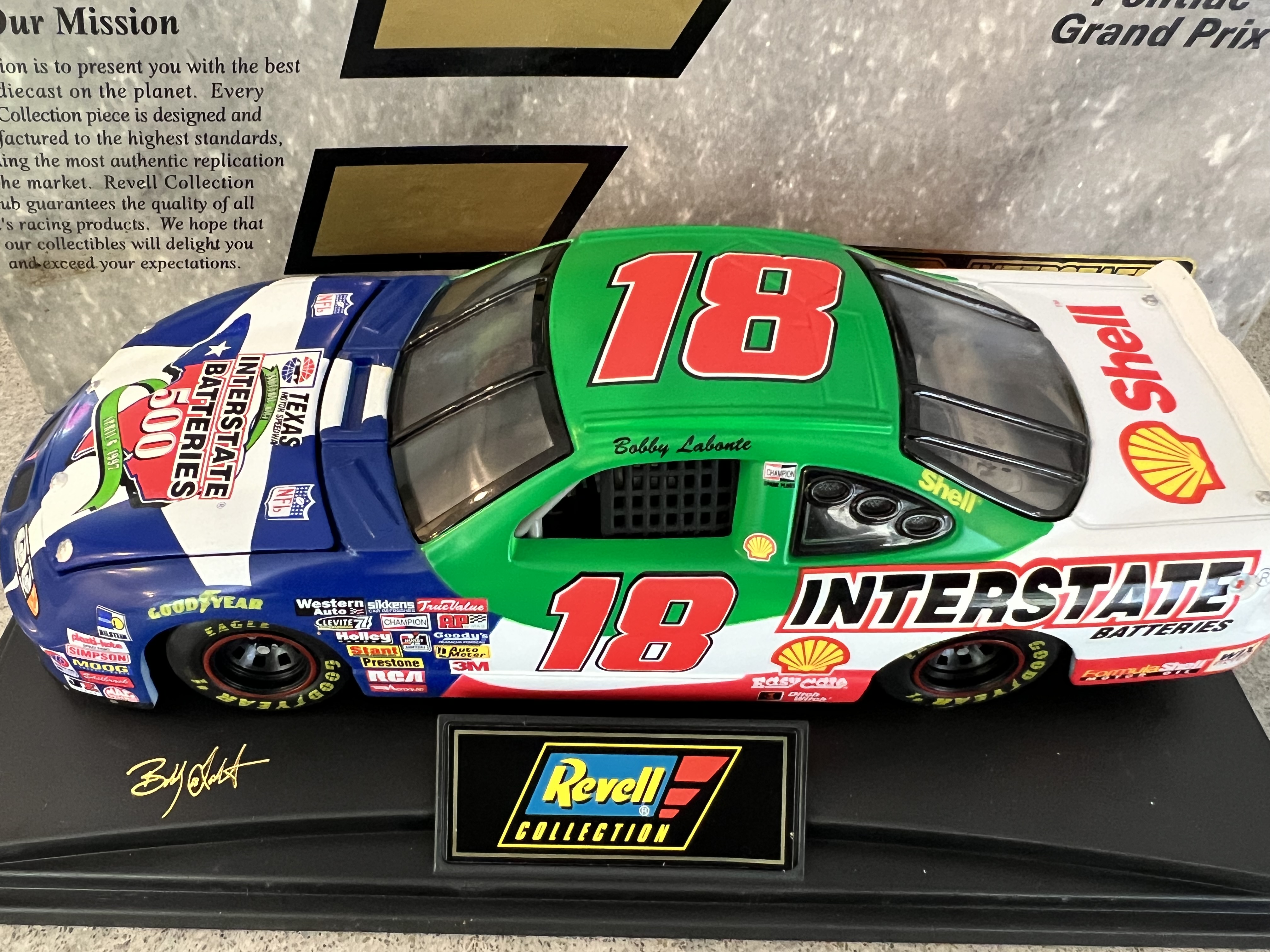 1997 Bobby Labonte #18 Interstate Batteries 500 Pontiac Revell Club 1:24 1 of 1596
