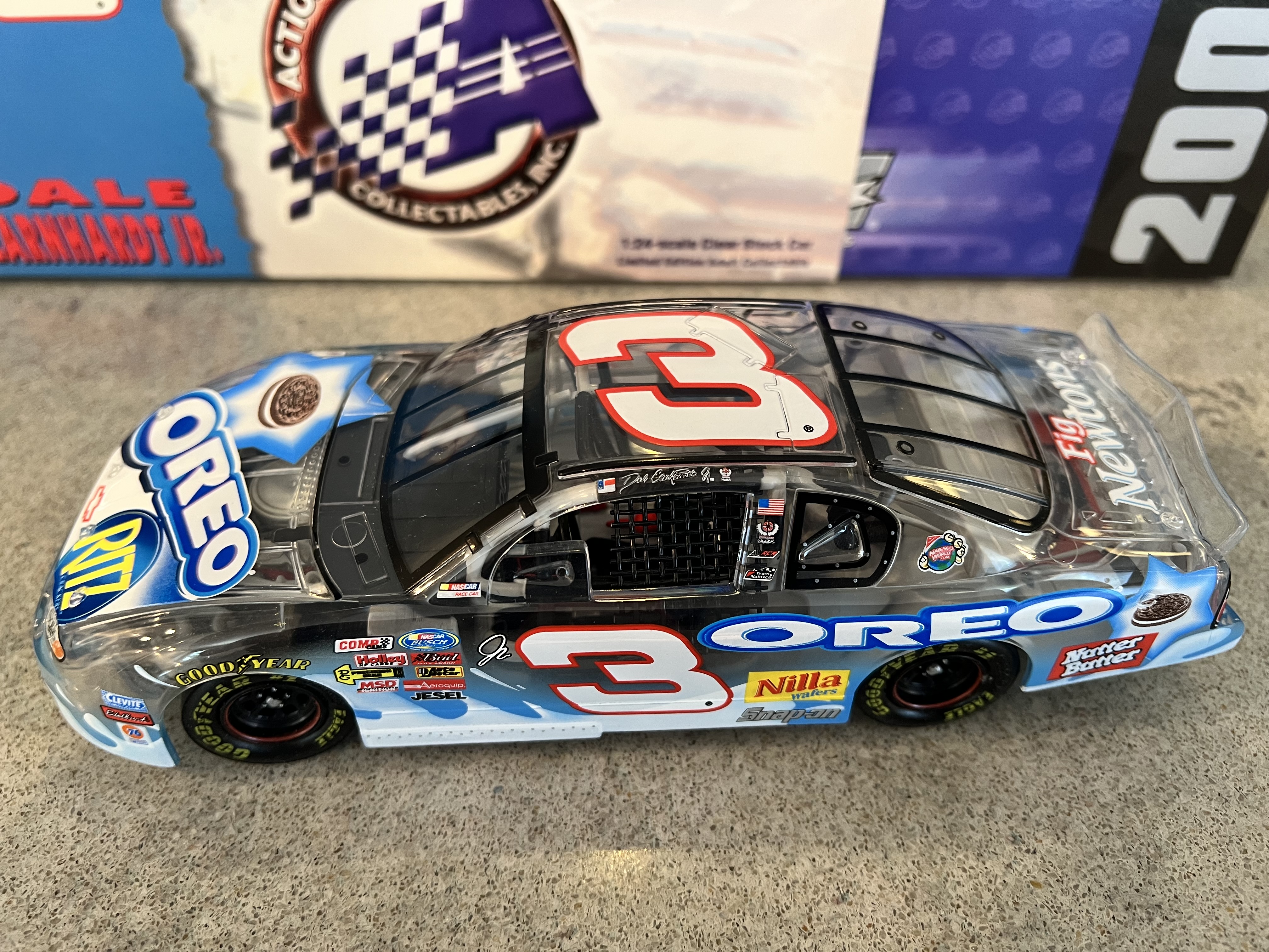 2002 Dale Earnhardt Jr #3 Oreo/Ritz Clear Action 1:24