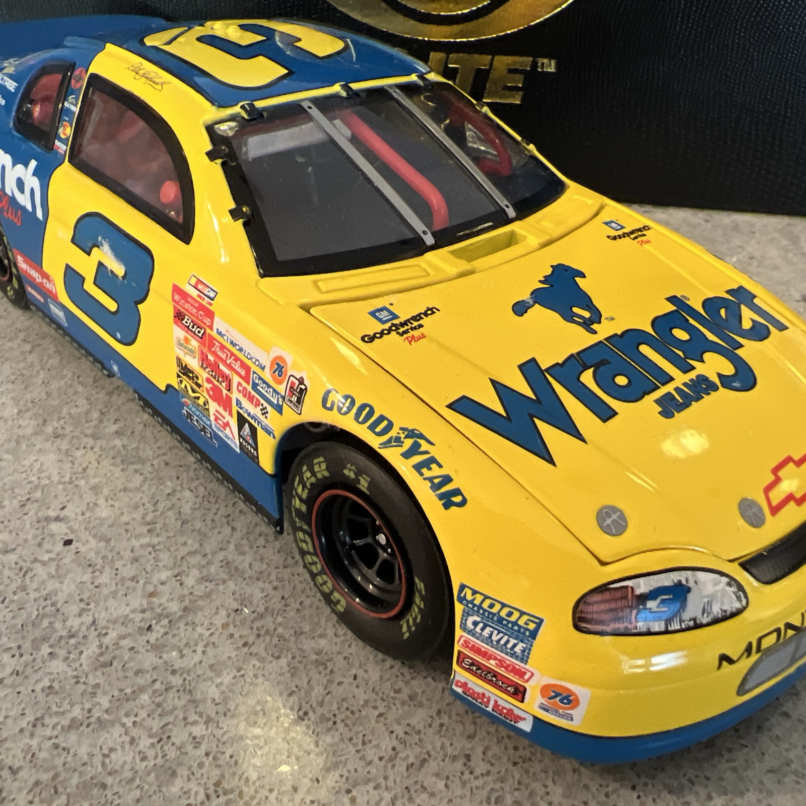 1999 Dale Earnhardt #3 Goodwrench/Wrangler Monte Carlo 3417 of 7500
