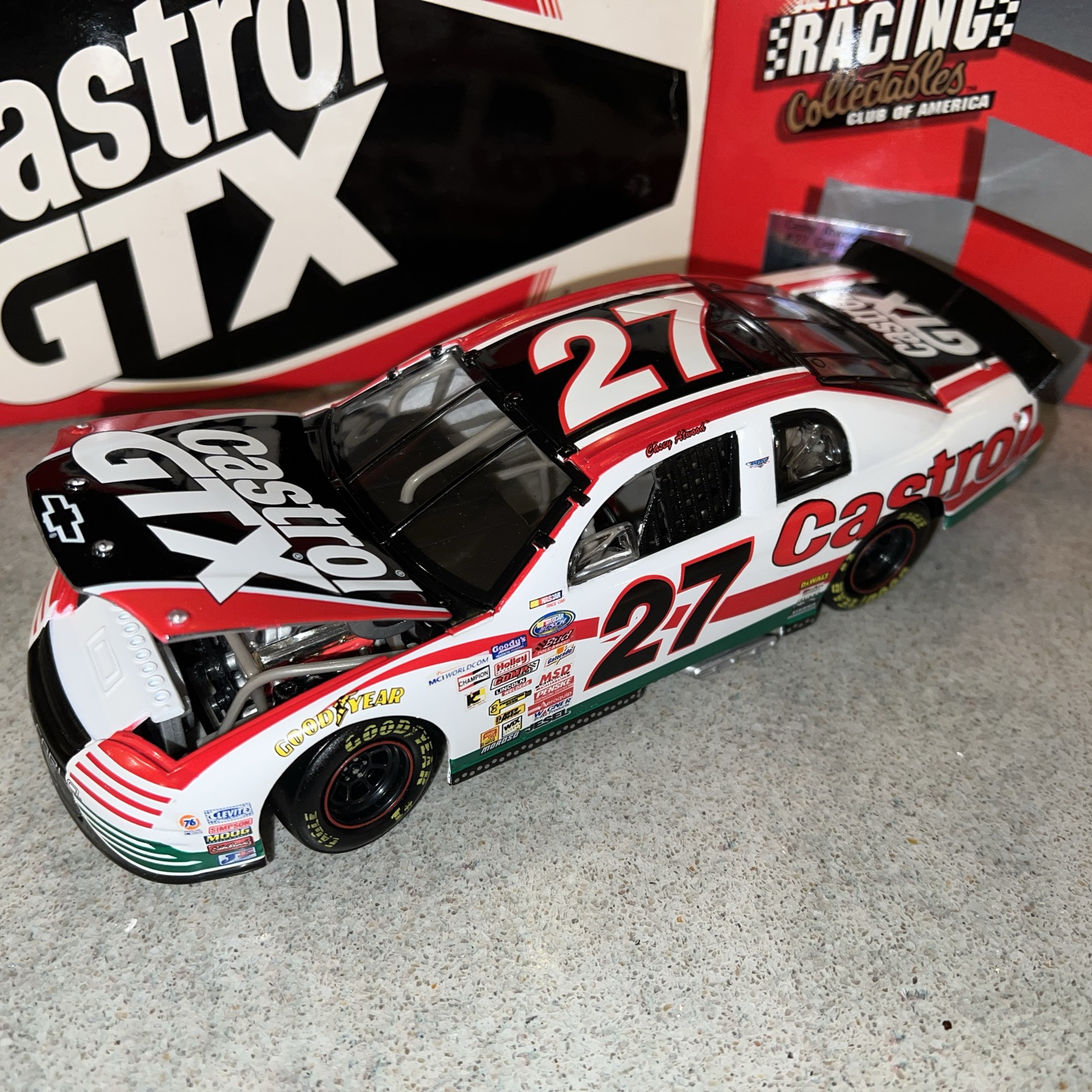 1999 Casey Attwood #27 Castrol GTX Monte Carlo - 1:24 Action Clear Window Bank 1 of 2500
