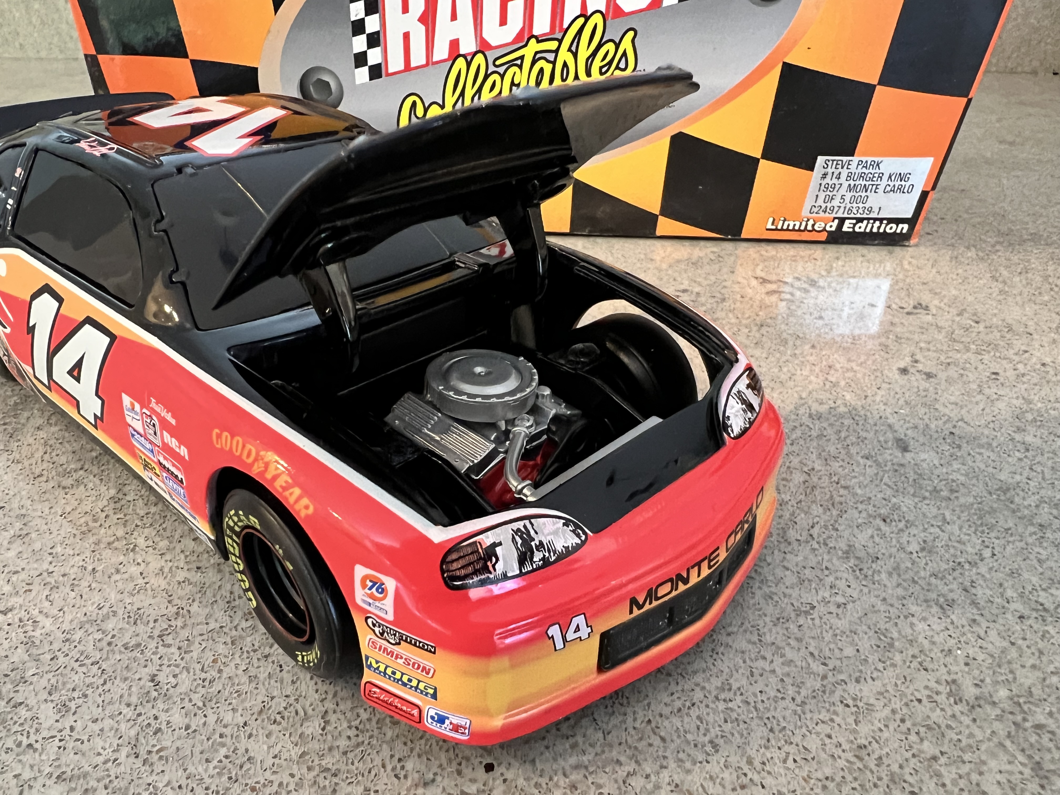 1997 Steve Park #12 Burger King Bank Action 1:24