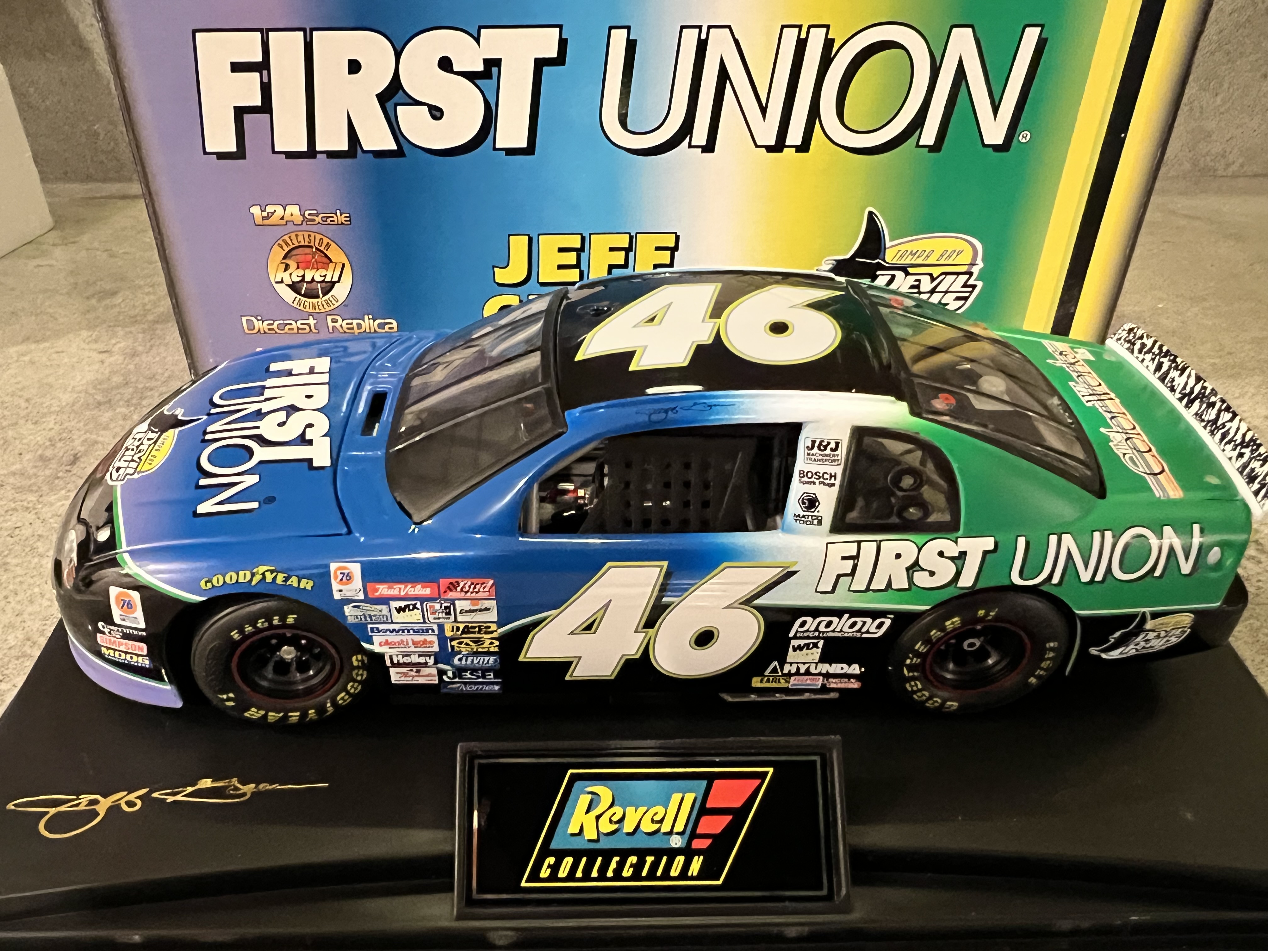 1998 Jeff Green #46 First Union/Devil Rays Monte Carlo - Revell 1:24
