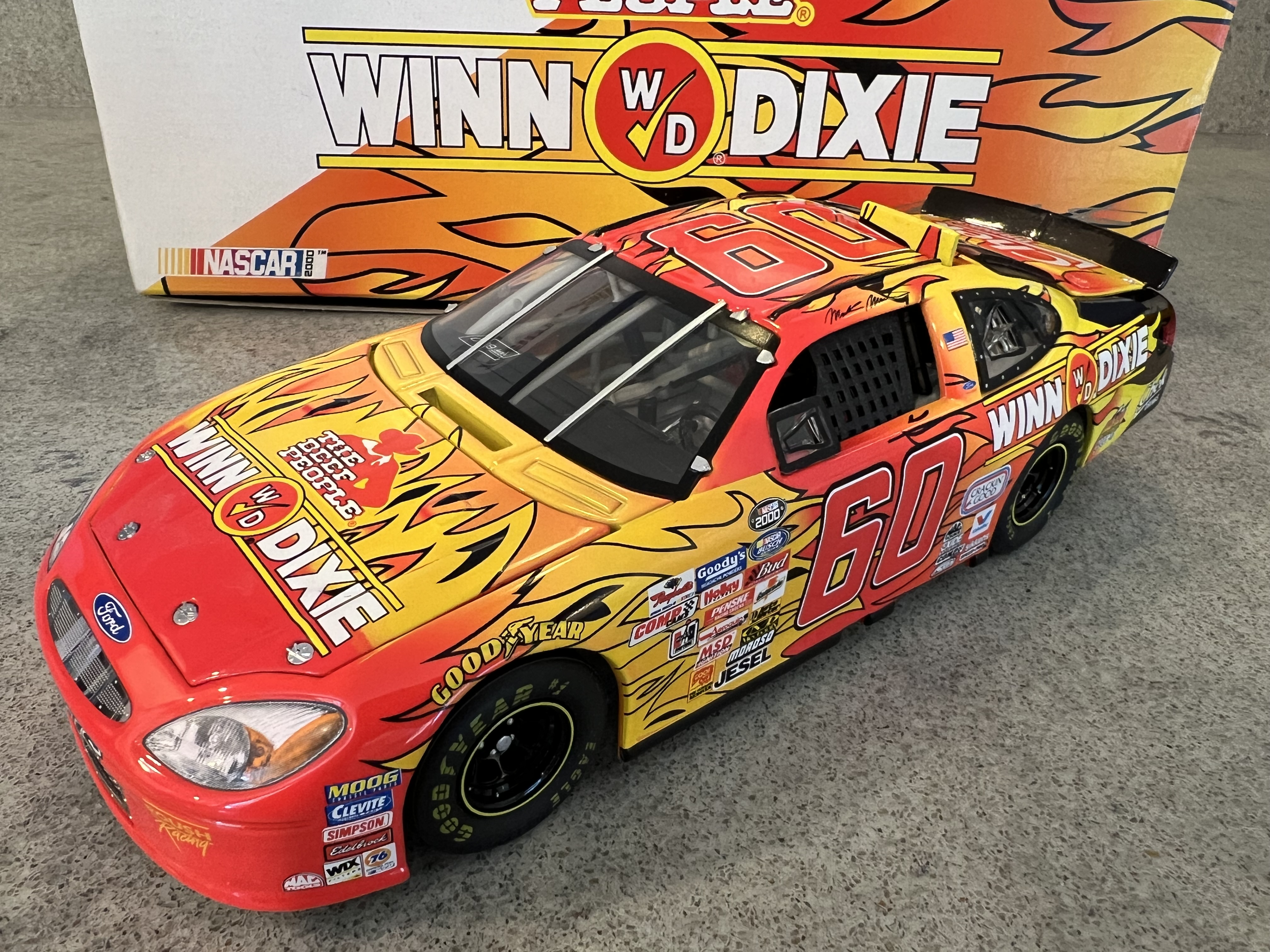 2000 Mark Martin #60 Winn Dixie Flames - Owners Series 1 of 3120