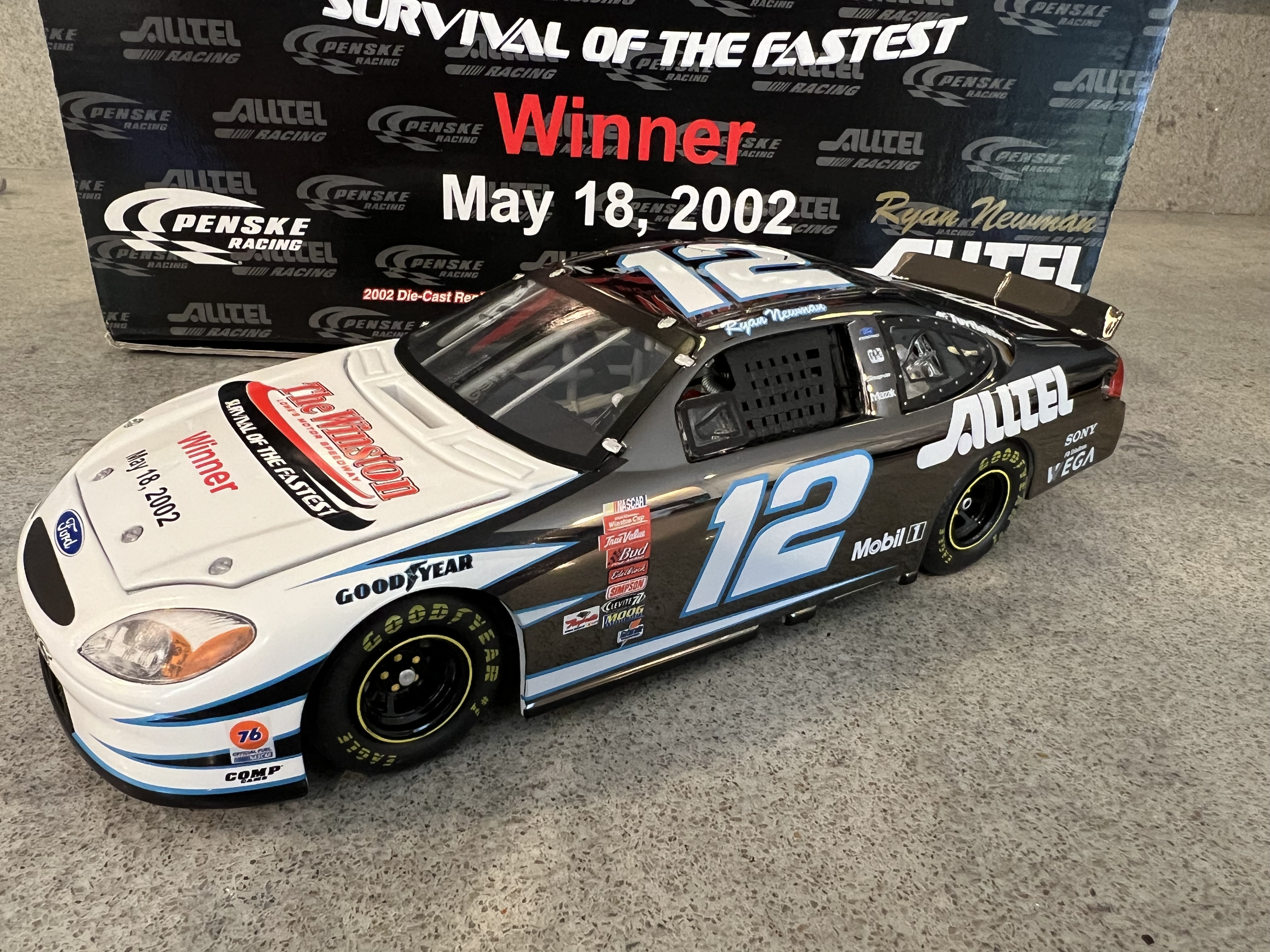 2002 Ryan Newman #12 Alltel The Winston Survival of the Fastest - Team Caliber 1:24 1 of 1212